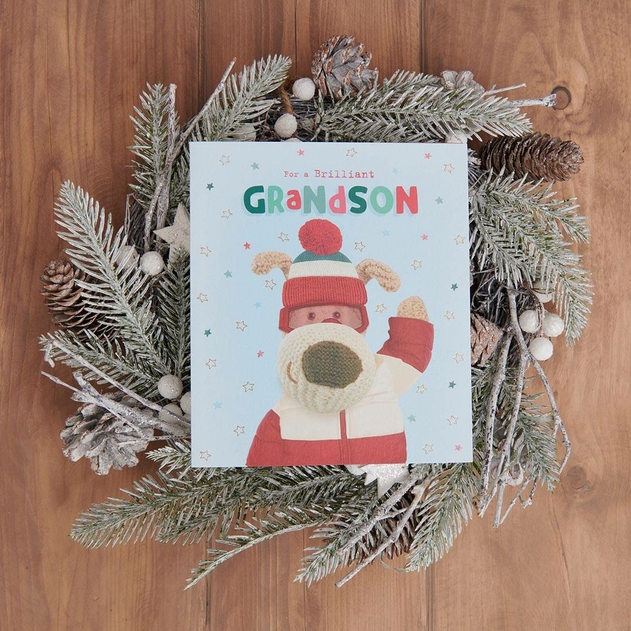 Image of WHSmith Grandson Christmas Card
