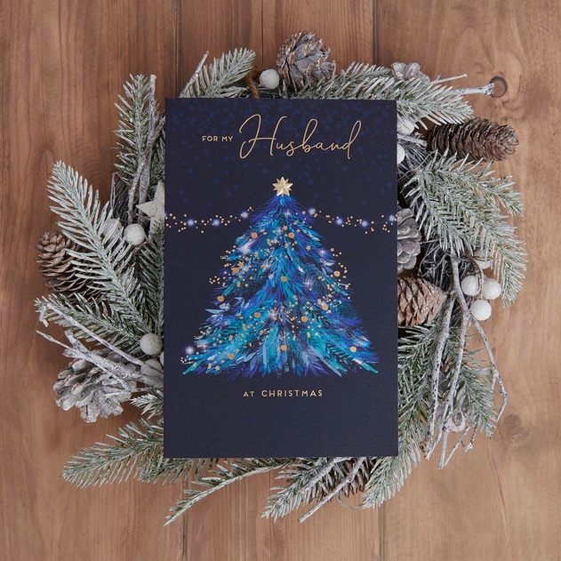 Image of WHSmith Husband Christmas Card