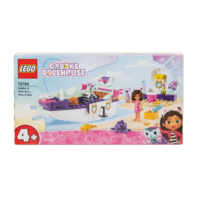 Image of LEGO Gabby's Dollhouse Gabby & MerCat's Ship & Spa 10786