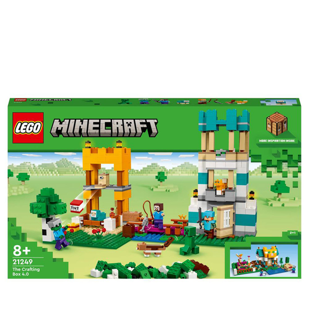 Image of LEGO Minecraft The Crafting Box 4.0 2in1 Building Set 21249
