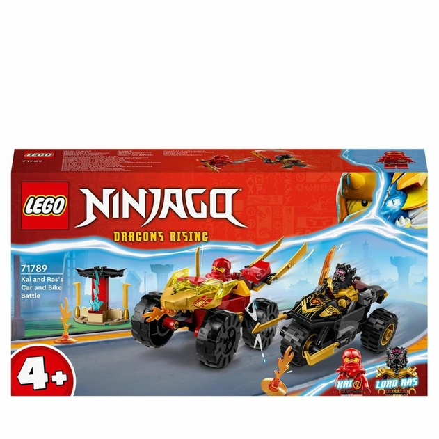 Image of LEGO Ninjago Kai and Rass Car and Bike Battle