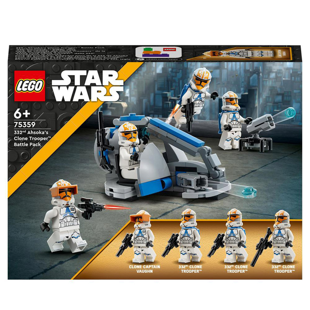 Image of LEGO Star Wars 332nd Ahsoka's Clone Trooper Battle Pack 75359