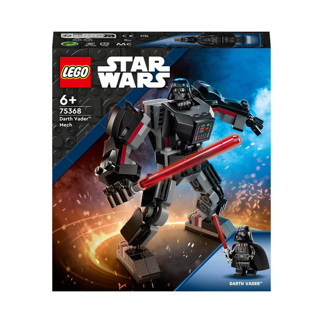 Image of LEGO Star Wars Darth Vader Mech Buildable Figure 75368