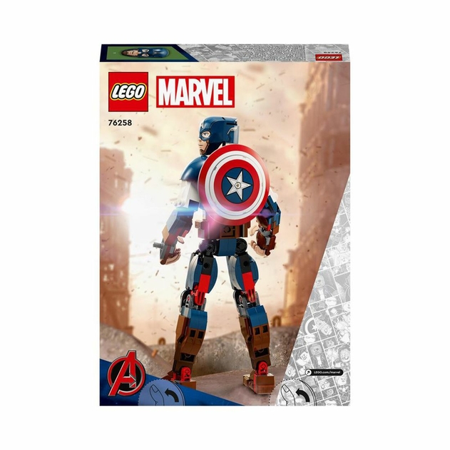 Image of LEGO Marvel Captain America Construction Figure