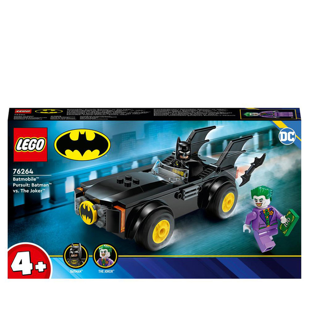 Image of LEGO DC Batmobile Pursuit: Batman vs. The Joker 4+ Set 76264
