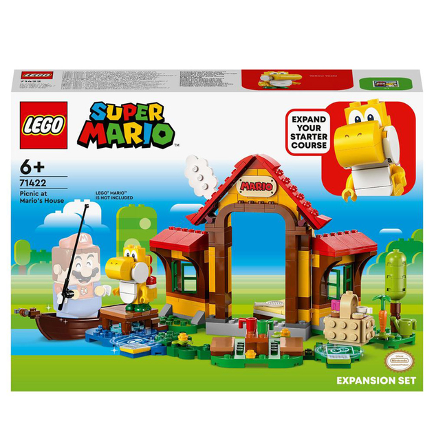 Image of LEGO Super Mario Picnic at Mario's House Expansion Set 71422