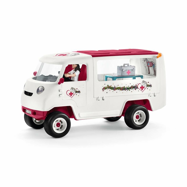 Image of Schleich Mobile Vet With Hanoverian Foal