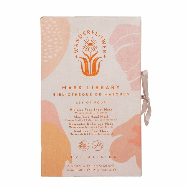 Image of Wanderflower Mask Library Set Of Four