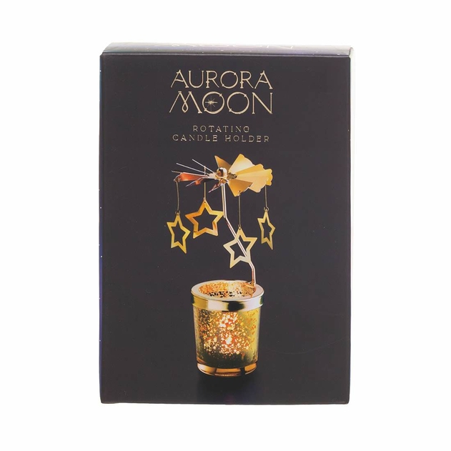 Image of Aurora Moon Rotating Candle Holder