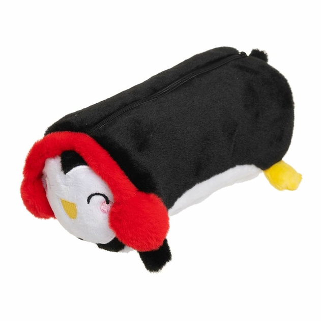 Image of WHSmith Festive Funland Plush Penguin Pencil Case