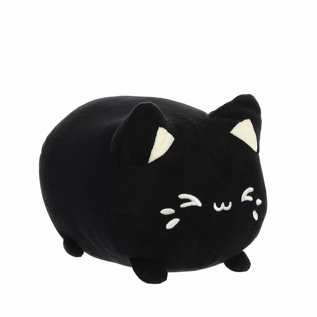 Image of Tasty Peach Black Sesame Meowchi Soft Toy