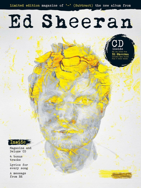 Ed Sheeran Subtract Cd Limited Edition magazine