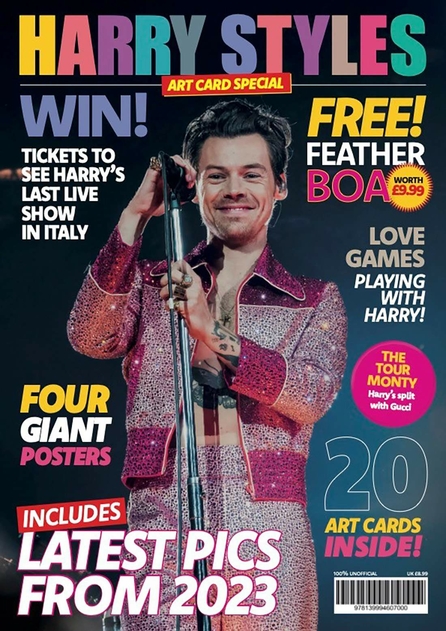 Harry Styles Art Cards magazine
