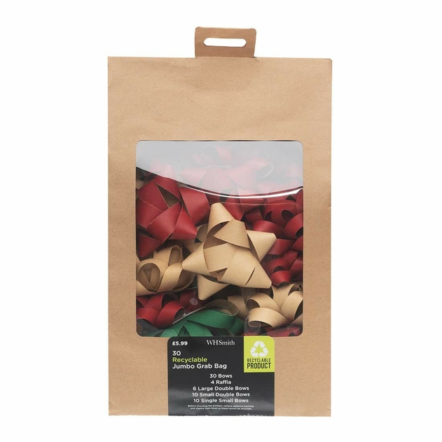 Image of WHSmith 30 Pack Recyclable Jumbo Grab Bag