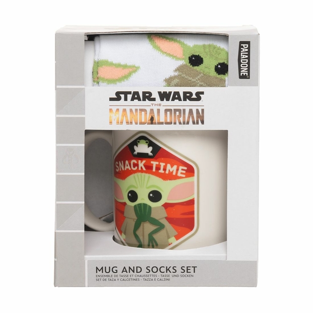 Image of Paladone Star Wars Mandalorian Mug and Sock Socks