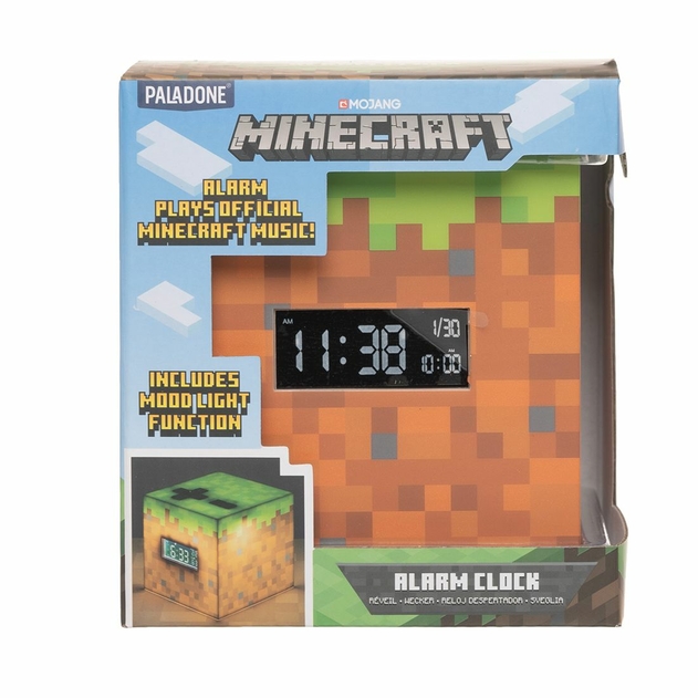 Image of Paladone Minecraft Alarm Clock