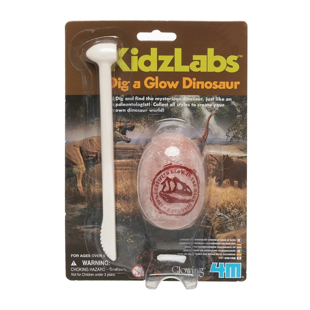 Image of 4M KidzLabs Dig-a-Glow-Dinosaur