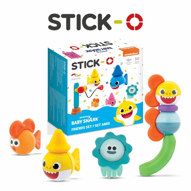 Image of BABY SHARK Stick-O Friends Set
