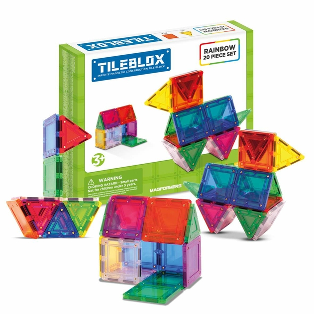 Image of Tileblox Rainbow 20 Piece Set