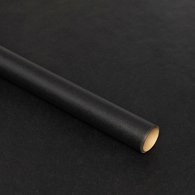 Image of WHSmith 3 Metre Black Trees & Black Kraft Gift Wraps