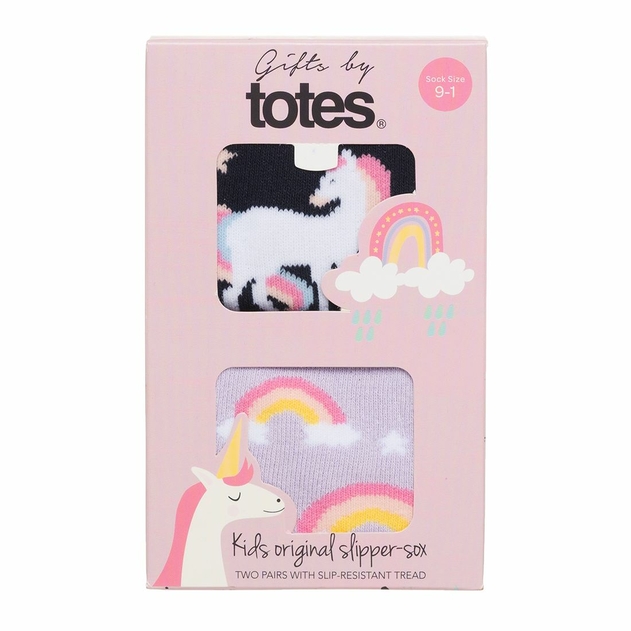 Image of Gifts By Totes Kids Unicorn Slipper-Socks