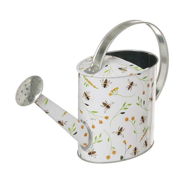 Image of Esschert Designs Bee Print Indoor Watering Can