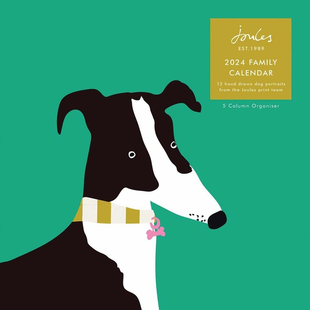 Image of Joules Dogs Portraits 2024 Family Calendar