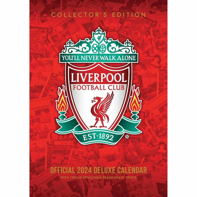 Image of Official Liverpool FC 2024 Special Edition Calendar: With Detachable Artwork For Framing