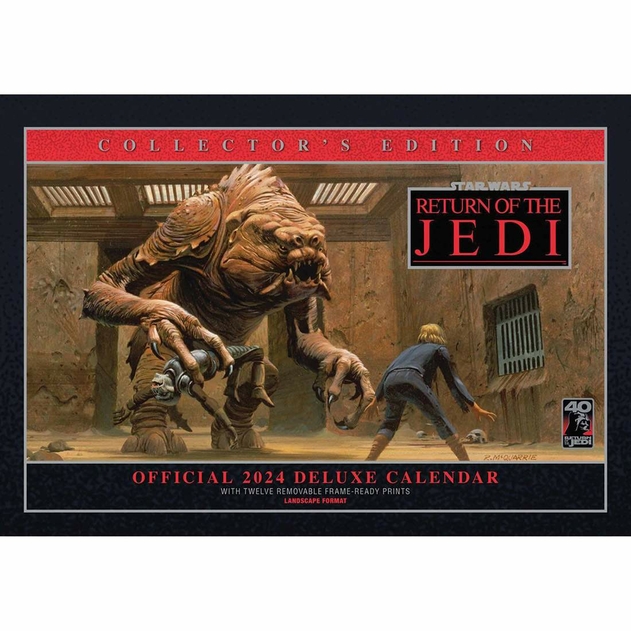 Image of Star Wars Classic 2024 Special Edition Calendar, Official Product: With Detachable Artwork For Framing