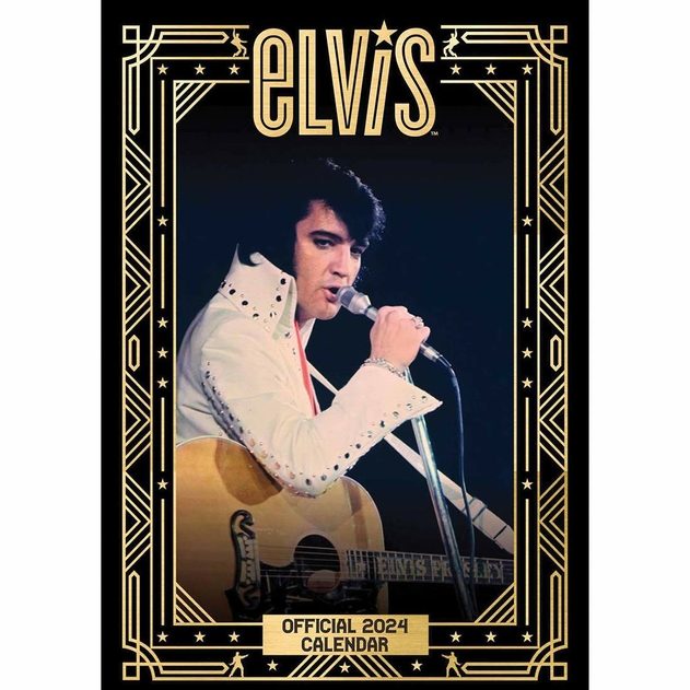 Image of Elvis Presley 2024 A3 Wall Calendar