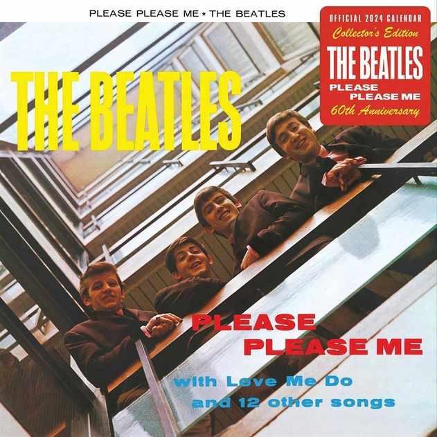 Image of The Beatles 2024 Collector's Edition Record Sleeve Wall Calendar