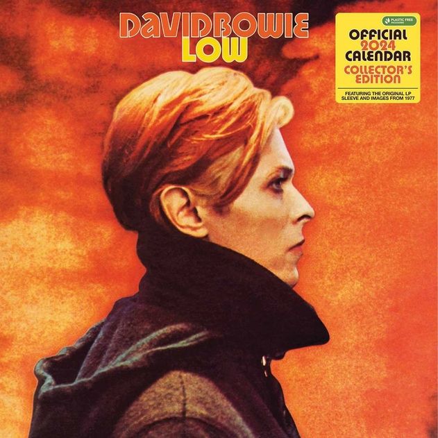 Image of David Bowie 2024 Collector's Edition Record Sleeve Wall Calendar