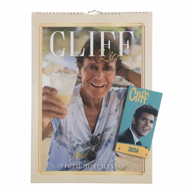 Image of Official Cliff Richard Calendar & Diary Gift Pack 2024