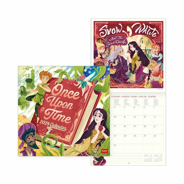 Image of Legami Uncoated Paper Once Upon A Time Wall Calendar