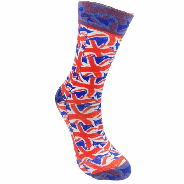 Image of Wigglesteps Mens England Flags Socks