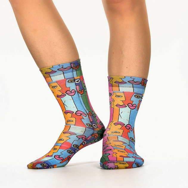 Image of Wigglesteps Ladies Berlin Wall Socks