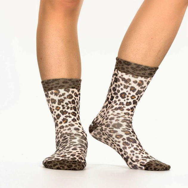 Image of Wigglesteps Ladies Wild Leopard Socks
