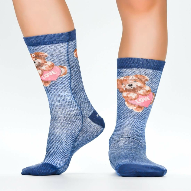 Image of Wigglesteps Kids Teddy Love Socks