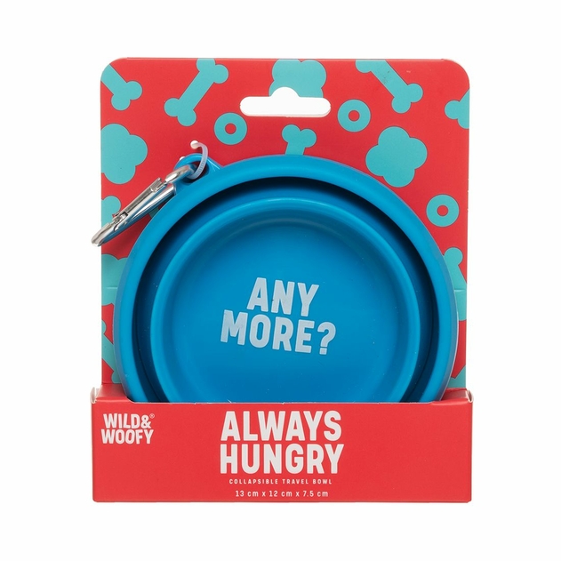 Image of Wild & Woofy Always Hungry Collapsible Travel Bowl