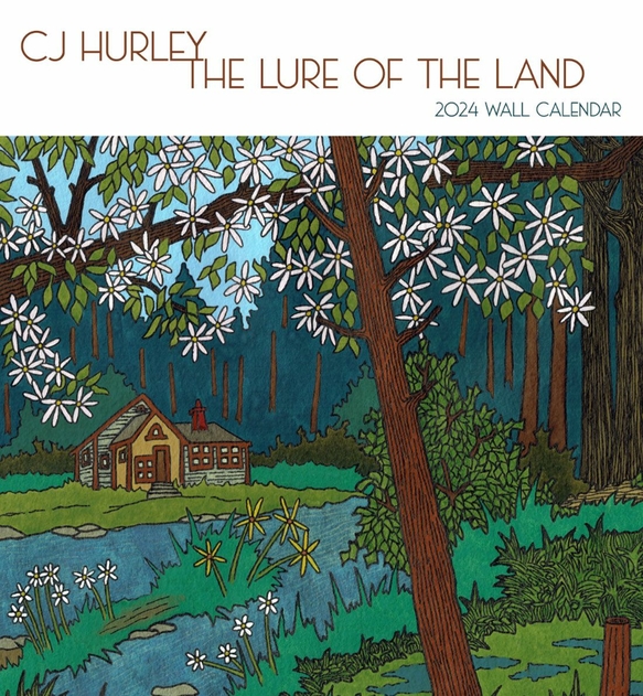 Image of Pomegranate CJ Hurley: The Lure of the Land 2024 Wall Calendar