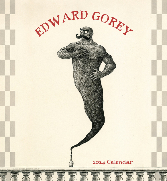 Image of Pomegranate Edward Gorey 2024 Wall Calendar