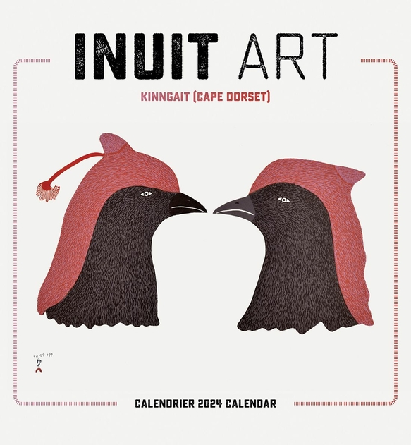 Image of Pomegranate Inuit Art: Kinngait (Cape Dorset) Calendrier 2024 Wall Calendar