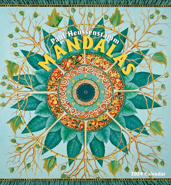 Image of Pomegranate Paul Heussenstamm: Mandalas 2024 Wall Calendar