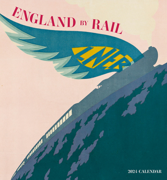 Image of Pomegranate England by Rail 2024 Wall Calendar