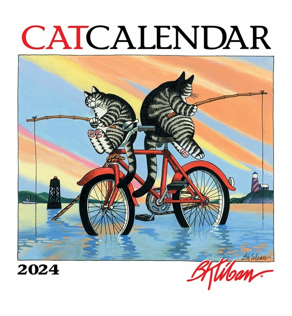 Image of Pomegranate B. Kliban: CatCalendar 2024 Wall Calendar