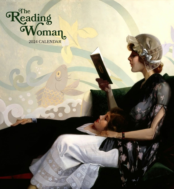 Image of Pomegranate The Reading Woman 2024 Wall Calendar