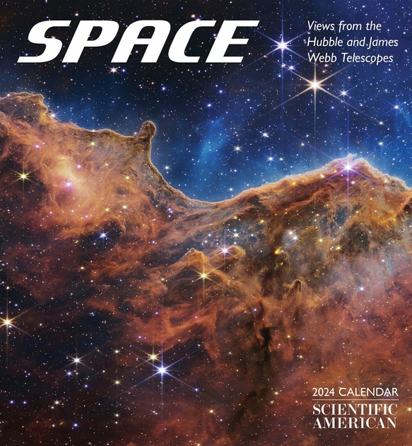 Image of Pomegranate Space: Views from the Hubble and James Webb Telescopes 2024 Wall Calendar