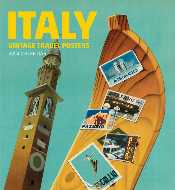 Image of Pomegranate Italy: Vintage Travel Posters 2024 Wall Calendar