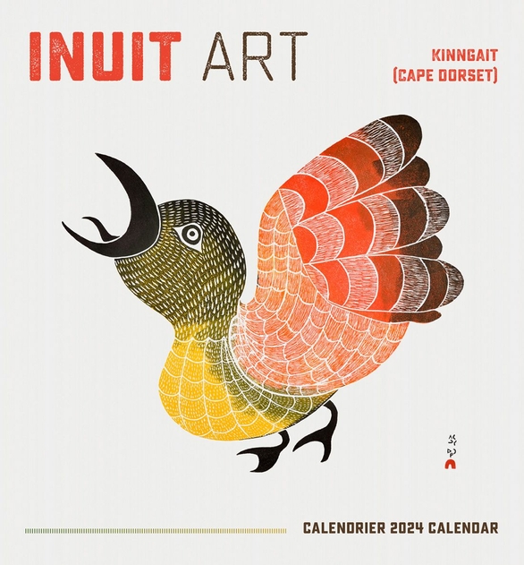 Image of Pomegranate Inuit Art: Kinngait (Cape Dorset) Calendrier 2024 Mini Wall Calendar