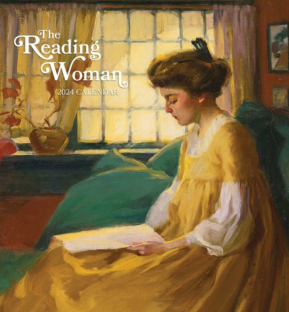 Image of Pomegranate The Reading Woman 2024 Mini Wall Calendar